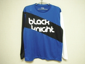 【L26】送料無料★良品★black knight ブラックナイト 長袖Tシャツ XLサイズ ロンT 吸汗速乾 ドライ トレーニング 部活 練習 ll 2l