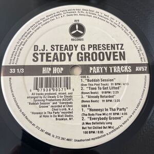 AV8/AV57/DJ Steady G Presentz/Steady Grooven/レコード/中古/DJ/hiphop/PARTY TRACKS