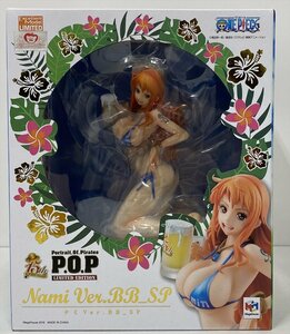 Ih454★未開封 ワンピース Portrait.Of.Pirates LIMITED EDITION ナミ Ver.BB_SP P.O.P メガハウス フィギュア 中古★