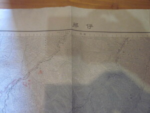古地図　伊那　5万分の1地形図　　◆　昭和8年　◆　長野県　