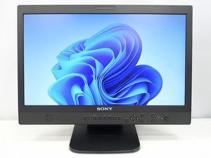 SONY LMD-2110W 21型マルチフォーマット液晶ビデオモニター BKM-341HS 動作品 2017年製 HD-SDI/HDMI/Y,Pb,Pr/コンポジット *404593