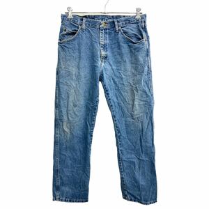 Wrangler デニムパンツ W35 ラングラー レギュラーフィット ブルー メキシコ製 古着卸 アメリカ仕入 2308-990