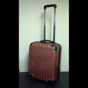 札幌★良品★wise:ly/ワイズリー◆35L◆TSAロック付きファスナーキャリーケース/ローズピンク◆338-1183