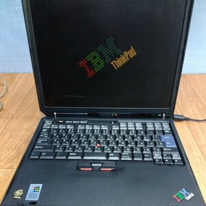 激レア　IBM ThinkPad　Windows98　ノートパソコン　Type 2656-40J SNAA-GFRWG 02/04　中古品　ジャンク　