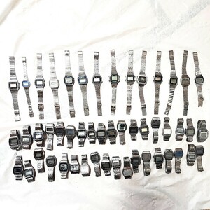 デジタルウォッチ ヴィンテージ 50本 CASIO SEIKO CITIZEN ALBA RICOH など メンズレディース腕時計 大量 セット kg本点個 ジャンク G49