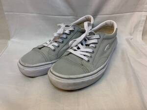 ▼ VANS バンズ ヴァンズ COURT ICON コートアイコン V311 581237-0010 GRAY グレー系 キャンバス スニーカー シューズ 27cm