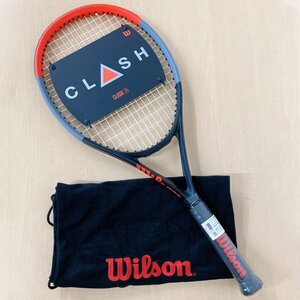 847*Wilson ウィルソン CLASH 26 クラッシュ V1.0 硬式テニスラケット ジュニア ソフトカバー付き【未使用品】