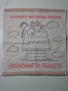 スヌーピーミュージアム SNOOPY MUSEUM TOKYO ウォッシュタオル ウサギ　送料無料　PEANUTS　スヌーピー タオル