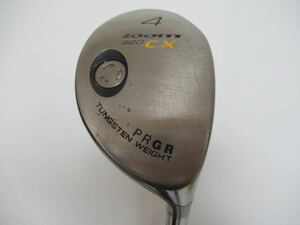 ★PRGR プロギア zoom 320 CX ユーティリティ #4 23° 純正カーボンシャフト F824　★レア★激安★中古★　★