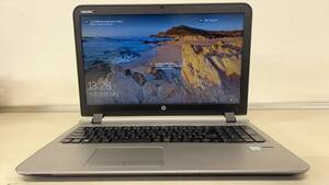 中古ノートパソコン★Windows10★hp Core i5-6200U/@2.40GHz/8GB/HDD 320GB/15インチ以上★a1