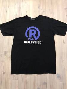 Real B voice リアルビーヴォイス 半袖Tシャツ Lサイズ サーフ スケーター フィッシング ユーズド 古着