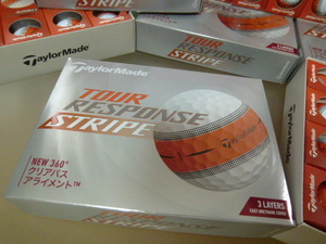 ◆2024年/新品！日本正規品【TaylorMade】New ツアーレスポンス ストライプ！オレンジ/テーラーメイド New TOUR RESPONSE STRIPE/1ダース