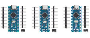 ３つセット Arduino Nano V3.0 互換品 ATmega328P CH340 (USB Type-C コネクタ) x ３セット【電子工作】