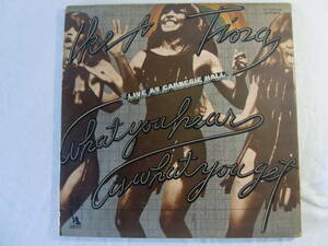 IKE & TINA TURNER アイク＆ティナ・ターナー　　　 / 　　　What You Hear Is What You Get　　　 -Live At Carnegie Hall - 　　　２LP！