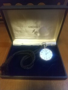 SEIKO セイコーロードマーベル 懐中時計 ケース付き 36000振動 5740-0080 手巻き 稼働品