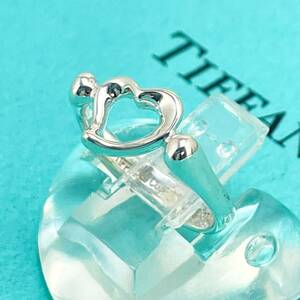 ティファニー リング シルバー925 オープンハート エルサペレッティ Tiffany&Co. /24-644