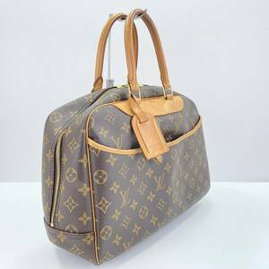 1円 ルイヴィトン Louis Vuitton トゥルービル ハンドバッグ PVC レザー ブラウン YH535