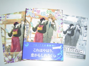 12月新刊 ラルーナ文庫『内気な黒猫は幼なじみに愛される』C+P付き　伊勢原ささら