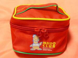 ☆激レア！レトロ １９９３年 ミスタードーナツ 原田治 オサムキャラクター ポーチBAG(レッド)☆