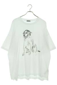 ディオール Tシャツ 383J677A0817 サイズ:XXL フロントプリントTシャツ 中古 OM10