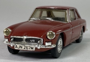 【箱付】Ж ディンキー& マッチボックス コラボ 1/43 MG MGB GT V8 1973 Brown 赤茶 箱付 Ж MG MGA MGC BMC モーリス オースチン ローバー