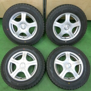 *送料無料*バリ溝 20年 ほぼ10分★スタッドレス 175/70R14 ダンロップ ウインターマックス WM02 JOKER PCD100/4H 5H マルチ★4052304イス