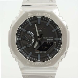 ■ 1円 ～ 中古 美品 参定7.7万■ カシオ CASIO ■ G-SHOCK GM-B2100D-1AJF ■箱保 カシオーク 2100 タフソーラー シルバー 銀 メンズ