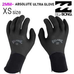 【2024-25モデル】 XSサイズ ビラボン 2mm ウルトラグローブ サーフグローブ / Billabong Eco Absolute 5Finger Ultra Glove be018902