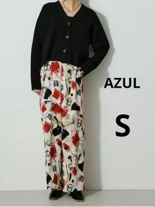 【美品】AZUL パンツ　レディース　柄パンツ　Sサイズ　個性的