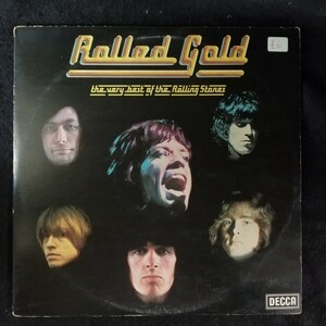 D02 中古LP 中古レコード ローリングストーンズ　ROLLING STONES rolled gold the very best of the rolling stones UK盤　2枚組　ROST1/2