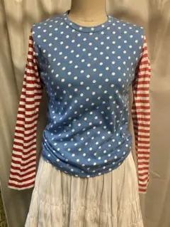 COMME des GARCONS GIRL ドット Tシャツ XS 新品