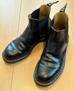 イングランド製 茶芯 UK10 ドクターマーチン サイドゴアブーツチェルシーブーツ ブラック 2976 29 cm Dr.Martens 