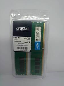 DDR4-3200 64GB (32GB 2枚) crucial CT32G4DFD832A