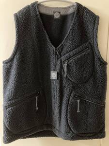 新品 タグ付き Porter Classic polartec fleece vest 定価¥31,350 ポータークラシック フリースジップベスト サイズ3 ブラック