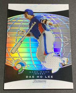 2009 Bowman Sterling Dae Ho Lee Game-Worm Jersey /199 Refractor Korea WBC Topps イデホ　李大浩　ジャージ　トップス　リフラクター