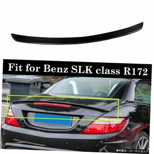 メルセデスSLKクラスR172SLK250SLK200 SLK350 SLK55 2012+ Carbon Spoiler Rear Car Wing Bumper For Mercedes SLK class R172 SLK250 SL