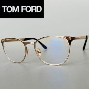 メガネ トムフォード ◆TOM FORD◆ ボストン メンズ レディース ゴールド 【新品】 金 メタル ブルーライトカット 眼鏡 伊達メガネ 金属