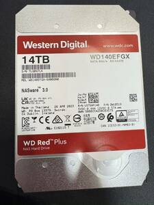 Western Digital SATA HDD RED ハードディスク　WD140FEGX 14TB NASware 3.5 inch インチ 使用時間9372時間 電源40回投入　9