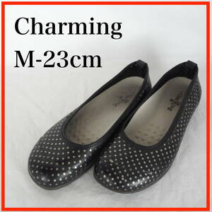 MK7260*Charming*チャーミング*レディースバレエシューズ*M-23cm*黒