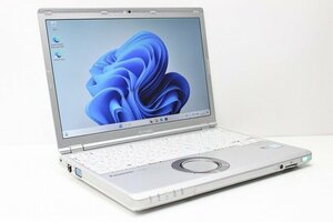 1円スタート ノートパソコン Windows11 Panasonic レッツノート CF-SZ5 SSD128GB メモリ4GB 第6世代 Core i3 カメラ 12.1インチ