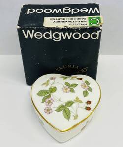 R248-G15-404 ◎ WEDGWOOD ウェッジウッド WILD STRAWBERRY ワイルドストロベリー 小物入れ アクセサリーケース インテリア小物