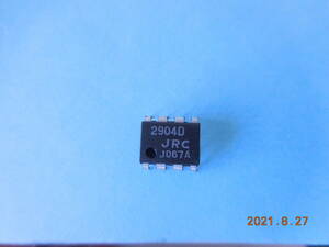 JRC NJM2904D ２回路単電源用オペアンプ DIP8 10個1組 #267