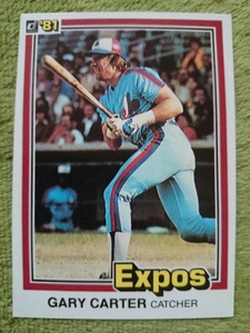 ★GARY CARTER DONRUSS 1981 MLB #90 ゲーリー・カーター MONTREAL EXPOS モントリオール・エクスポズ HOF LEGENDS