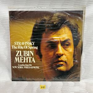 ○b30○ LP ストラヴィンスキー バレエ音楽 春の祭典 NewBestClassics150 ズービン・メータ指揮 ニューヨーク・フィルハーモニック