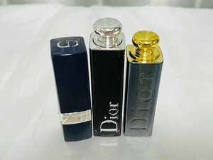 ■【YS-1】 クリスチャンディオール Christian Dior ■ 口紅 ３点セット まとめ ■ 602 570 589 アディクト 他 【同梱可能商品】■B