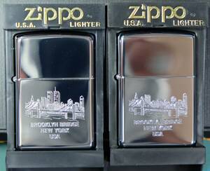 NY貿易センタービル有無　ZIPPO　未使用・未開封 ２個セット　２００３年