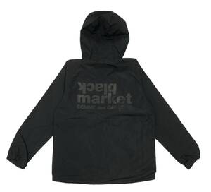 ブラックマーケット 限定 ■ COMME des GARCONS black market コム デ ギャルソン ■ バック ビッグロゴプリント ナイロン ジャケット L