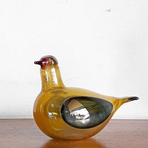 ■ イッタラ iittala バーズバイトイッカ Birds by Oiva Toikka アニュアルバード golden dove 2001 オイバ・トイッカ イッタラバード