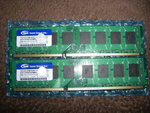 完全動作品　16GB Team DDR3-1600 PC3-12800 8GB×２＝１６GB