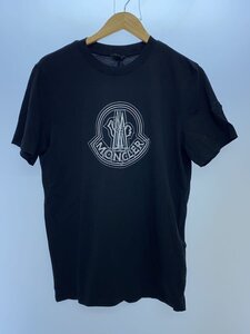 MONCLER◆SS T-SHIRT/Tシャツ/S/コットン/BLK/c-scom-23-40244